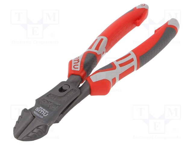 Pliers; side,cutting; high leverage; 200mm; with side face