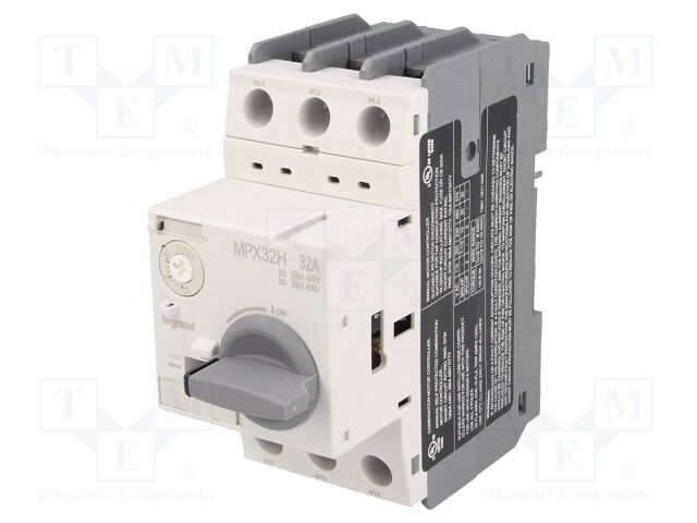 Motor breaker; 15kW; 230÷690VAC; DIN; Overcurrent release: 22÷32A