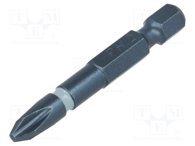 Screwdriver bit; Phillips; PH2; Overall len: 50mm; Torsion