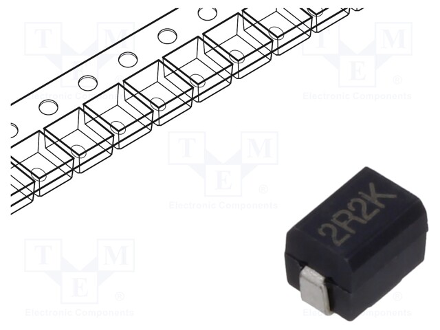 Inductor: ferrite; SMD; 1812; 2.2uH; 380mA; 700mΩ; Q: 50; -40÷125°C