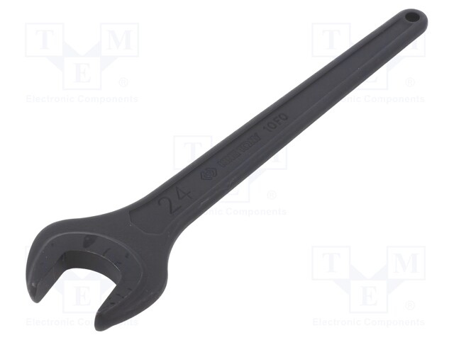 Wrench; single sided,spanner; 24mm; Chrom-vanadium steel