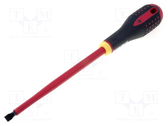 Screwdriver; insulated; slot; 8,0x1,2mm; Blade length: 175mm