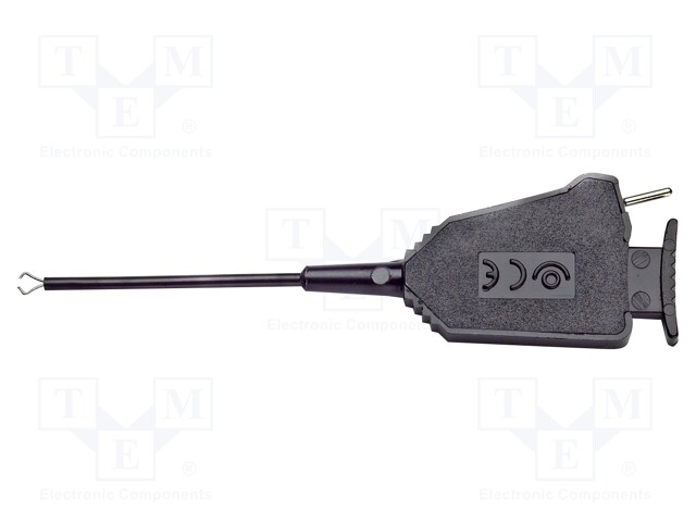 Clip-on probe; crocodile; 1A; 70VDC; 0.8mm; 33VAC