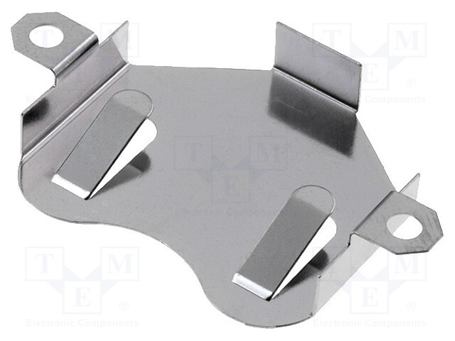 Clip; Mounting: SMD; Size: CR2450,DL2450; Ø: 24mm; 5.8mm