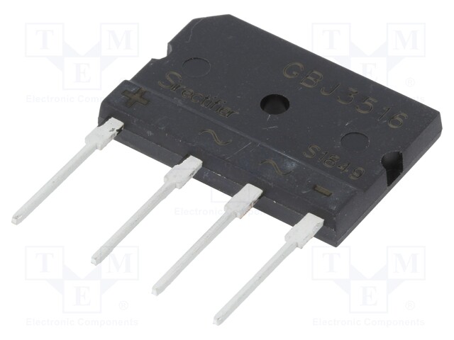 Single-phase bridge rectifier; Urmax: 1.6kV; If: 35A; Ifsm: 420A