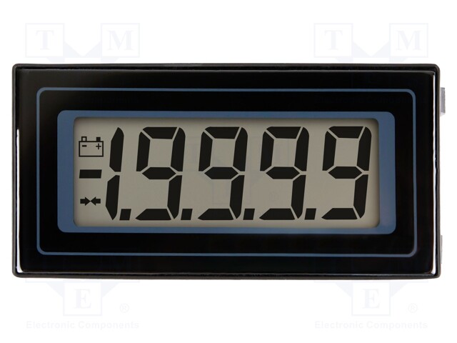 Voltmeter; digital,mounting; 0÷200mV,0÷2V; on panel; Char: 12.5mm