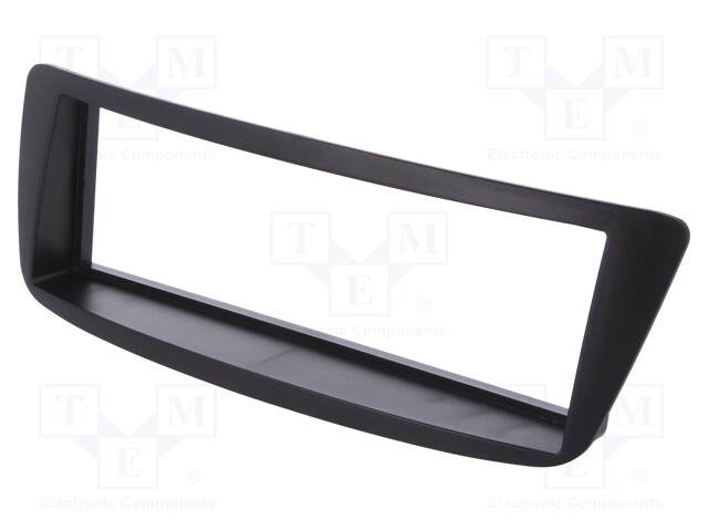 Radio mounting frame; Citroën,Peugeot,Toyota; 1 DIN; black