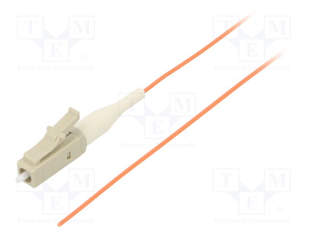 Optic fiber pigtail; OM2; LC/UPC; 2m; LSZH; Connector colour: grey