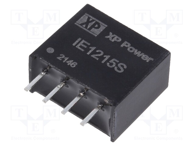 Converter: DC/DC; 1W; Uin: 12V; 15VDC; Iout: 66mA; SIP; 1.4g; 150kHz