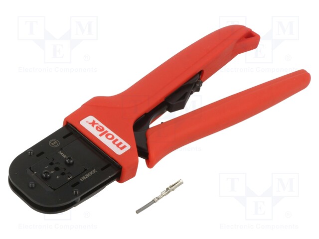 Tool: for crimping; Standard .093"; terminals; 18AWG