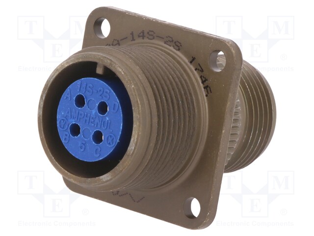 Connector: circular; Series: 97; socket,plug; female; PIN: 4; 13A