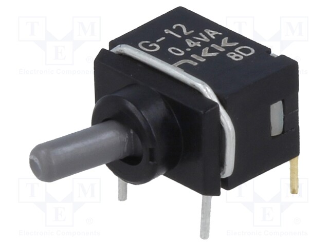 Switch: toggle; Pos: 2; SPDT; ON-ON; 0.4A/28VAC; -25÷85°C; 500MΩ