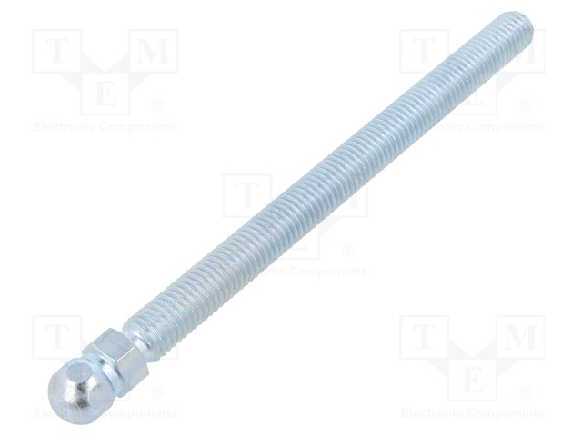 Pin; M12; Plunger mat: steel; Ø: 15mm; Plating: zinc; Spanner: 14mm