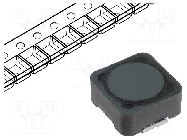 Inductor: wire; SMD; 330uH; 680mA; 510mΩ; 12x12x6mm; ±20%; -40÷85°C