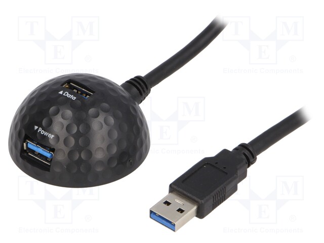 Cable; USB 1.1,USB 2.0,USB 3.0; USB A socket,USB A plug; 1.5m