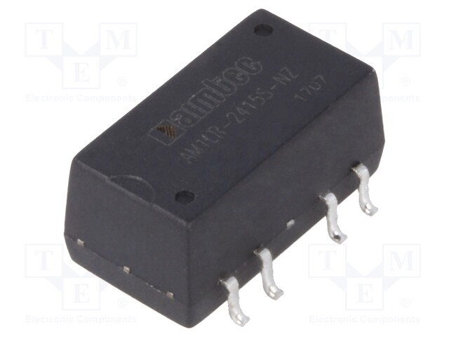 Converter: DC/DC; 1W; Uin: 22.8÷25.2V; 15VDC; Iout: 67mA; SMD; 2g