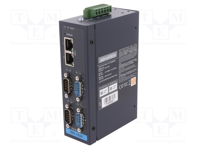 Industrial module: serial device server; Number of ports: 6