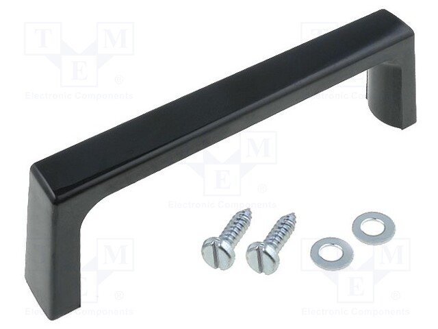 Handle; Mat: ABS; black; H: 36mm; L: 111mm; W: 13mm