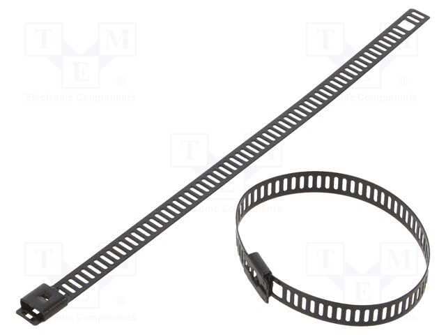 Cable tie; L: 150mm; W: 7mm; stainless steel AISI 304; 445N