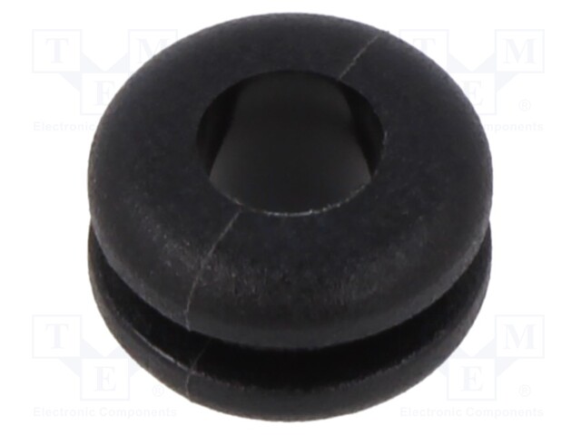 Grommet; black; UL94HB; TPR