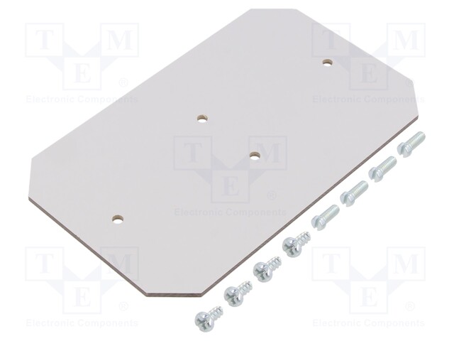 Mounting plate; hard paper; W: 90mm; H: 2.5mm; L: 150mm; TK-PC-1811