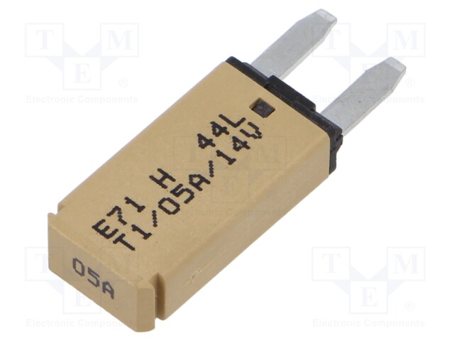 Fuse: fuse; 5A; 12VDC; automotive; 12.45mm