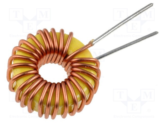 Inductor: wire; THT; 20uH; 2A; 70mΩ