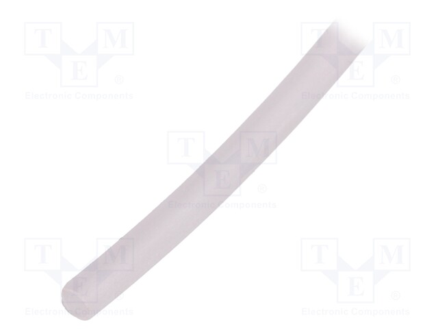 Insulating tube; Mat: silicone; transparent; -50÷200°C; Øint: 3mm