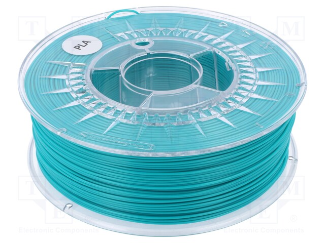 Filament: PLA; 1.75mm; emerald green; 200÷235°C; 1kg; ±0,05mm