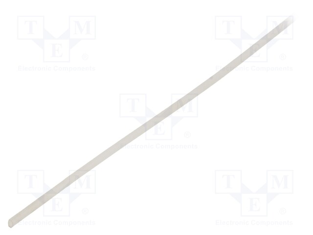 Insulating tube; Mat: silicone; natural; Øint: 0.8mm