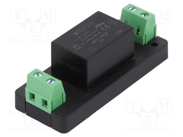 Converter: AC/DC; 2W; Uout: 24VDC; Iout: 0.083A; 78%; Mounting: PCB