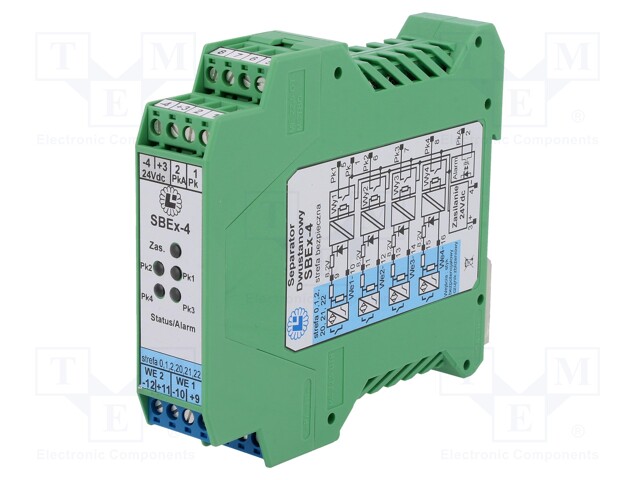 Converter: isolating signal separator; DIN; NAMUR,contact; IP20