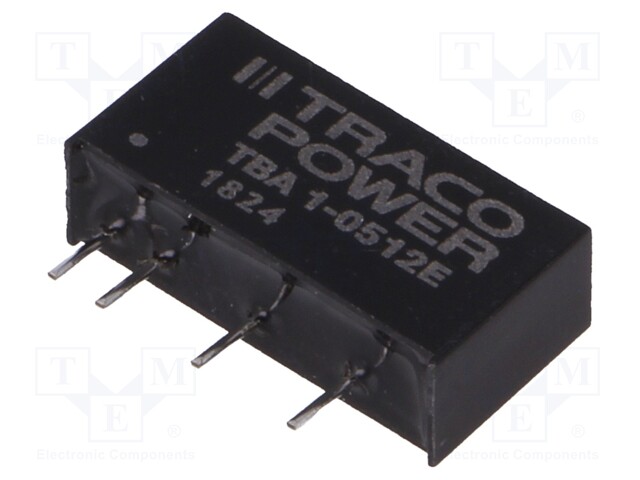 Converter: DC/DC; 1W; Uin: 4.5÷5.5V; Uout: 12VDC; Iout: 84mA; SIP7