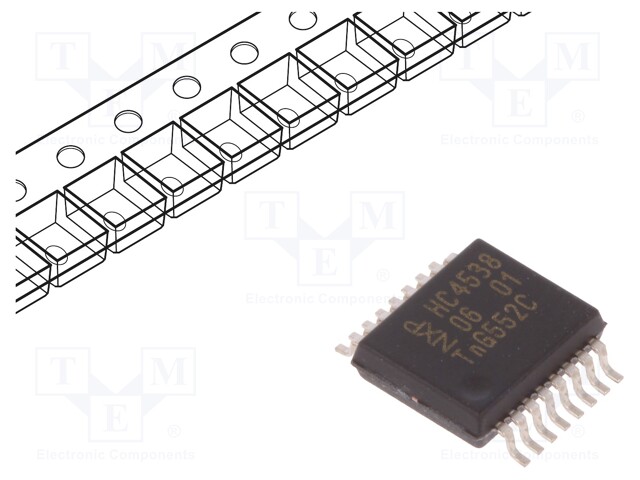 IC: digital; monostable,multivibrator; Channels: 2; SMD; SSOP16