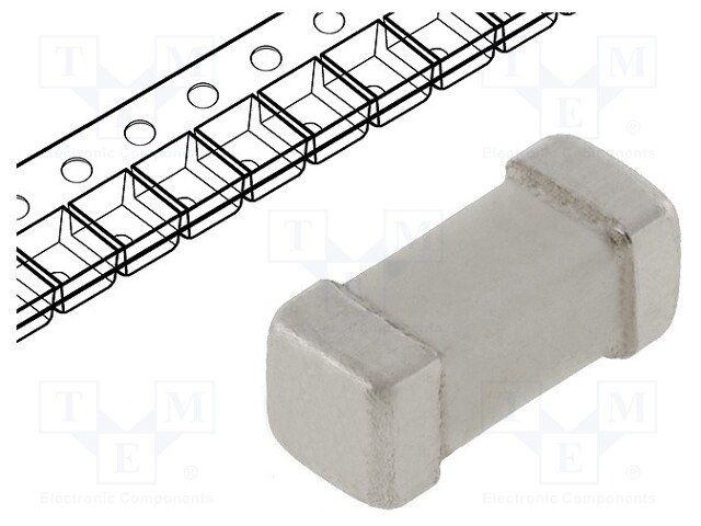 Fuse: fuse; time-lag; 5A; 125VAC; 125V; 125VDC; SMD; ceramic; brass