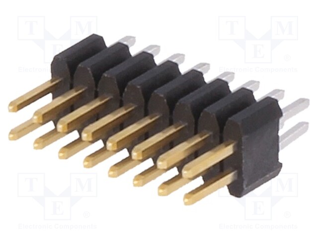 Pin header; pin strips; Minitek127; male; PIN: 16; straight; 1.27mm