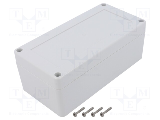 Enclosure: multipurpose; X: 80mm; Y: 160mm; Z: 60mm; ZP; ABS; gasket