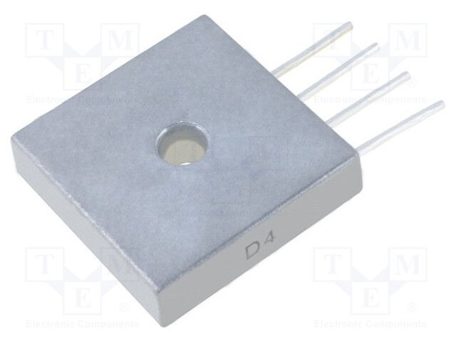 Single-phase bridge rectifier; Urmax: 600V; If: 25A; Ifsm: 270A