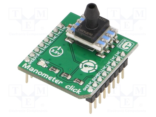 Click board; altimeter,pressure sensor; I2C; HSCMAND060PA3A3