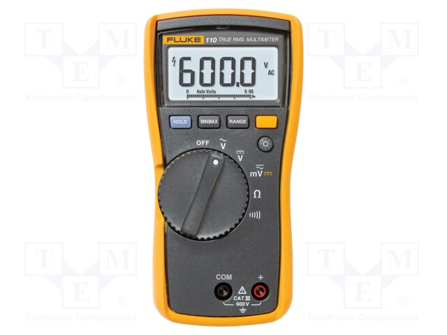 Digital multimeter; LCD (6000),with a backlit; True RMS AC