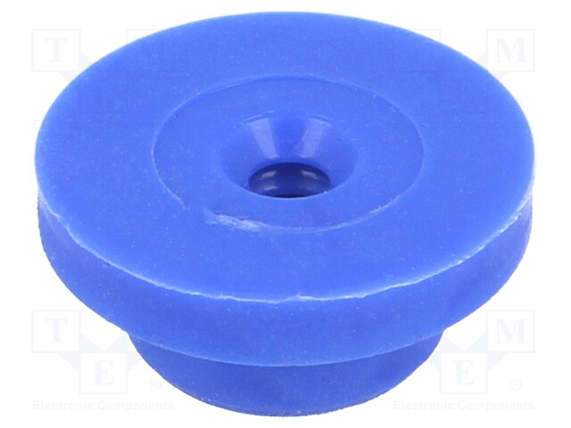 Fuse acces: washer; Colour: blue; Mat: silicone