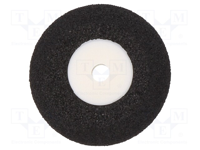 Wheel; Pcs: 1; Ø: 20mm; Shaft dia: 2.5mm; Plating: foam; W: 10mm