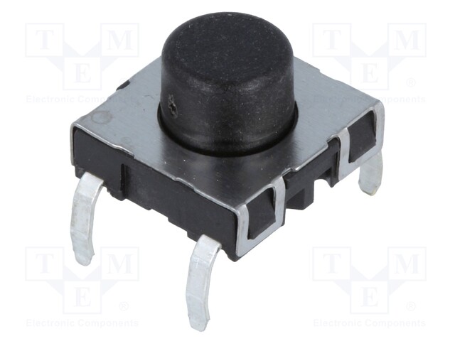Microswitch TACT; SPST-NO; Pos: 2; 0.01A/12VDC; THT; none; 1.8N
