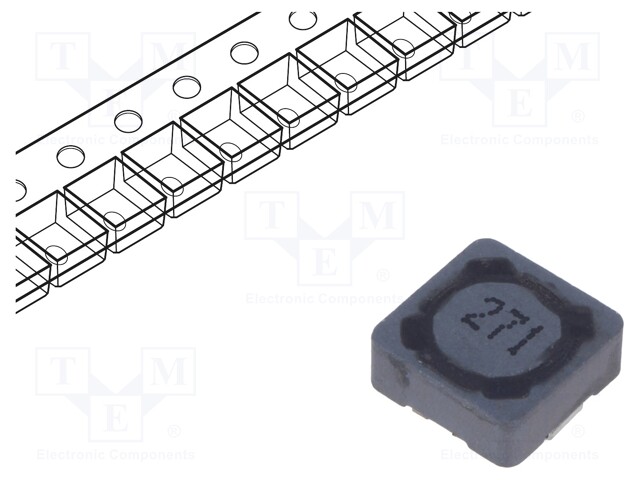 Inductor: wire; SMD; 270uH; 320mA; 2.31Ω; 7.3x7.3x3.4mm; ±20%