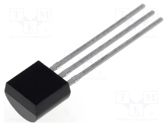 Transistor: NPN; bipolar; 65V; 100mA; 500mW; TO92