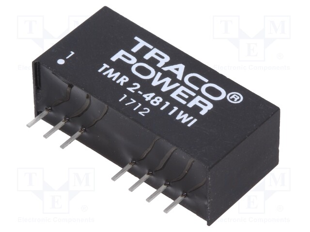 Converter: DC/DC; 2W; Uin: 18÷75V; Uout: 5VDC; Iout: 400mA; SIP9; 6.5g