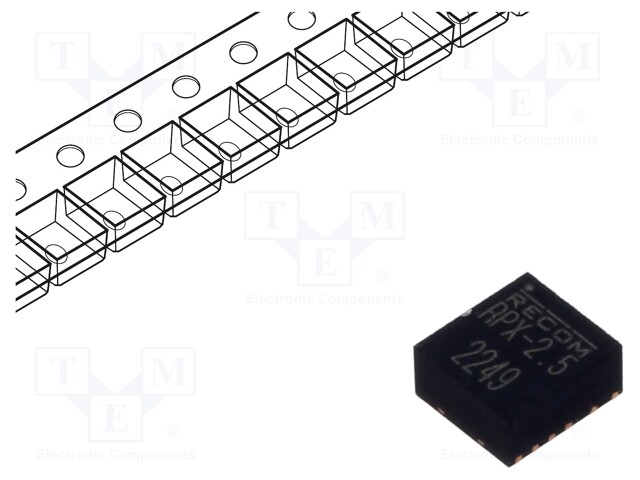 Converter: DC/DC; Uin: 4.5÷28V; Uout: 1.2÷6VDC; Iout: 2.5A; SMD; SMT