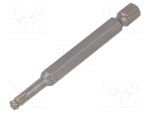 Screwdriver bit; Torx®,spherical; T25; Overall len: 70mm