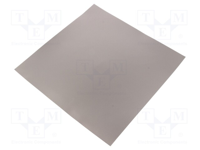 Shielding mat; 240x240x0.075mm; Permeability: 25; self-adhesive