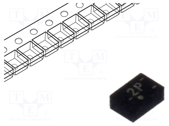 Diode: TVS array; Ubr: 6V; SON6; Features: ESD protection; Ch: 4